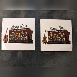 2 Long Live Stickers New 🌷3 for $25.